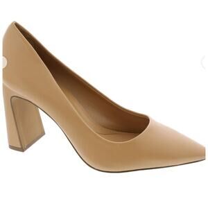 Vince Camuto Womens Dalmanara High Heel Pump Sandstone Leather Size 9 NIB Dressy